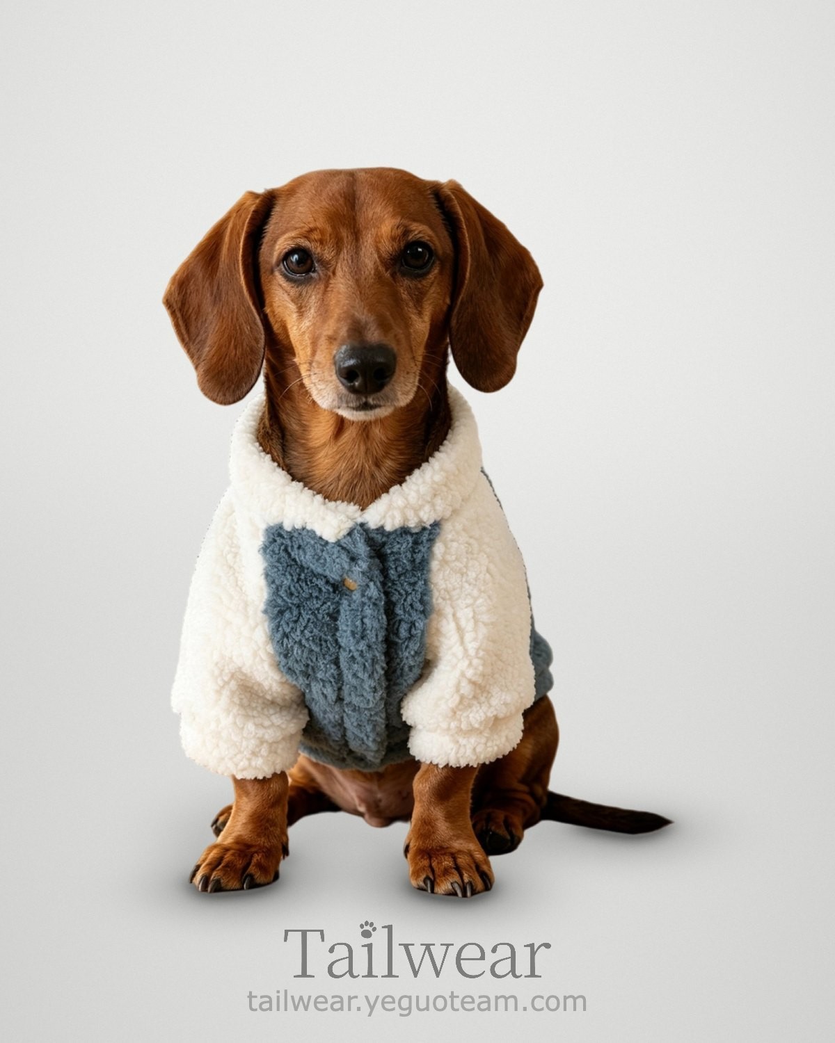 New York Teddy Fleece Hoodie – Blue