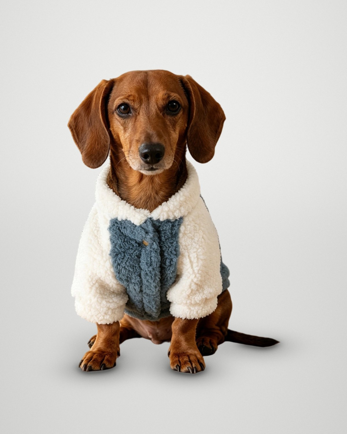 New York Teddy Fleece Hoodie – Blue