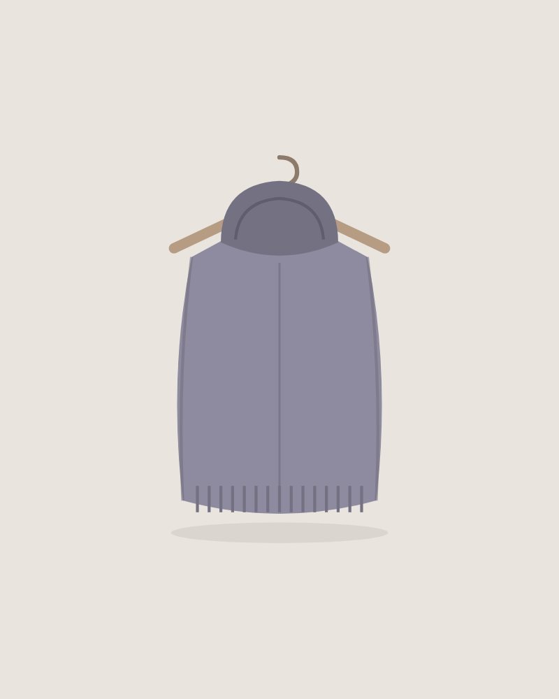 Cozy Fleece Hoodie in Lilac Grey
